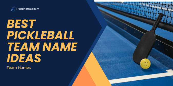 Pickleball Team Name
